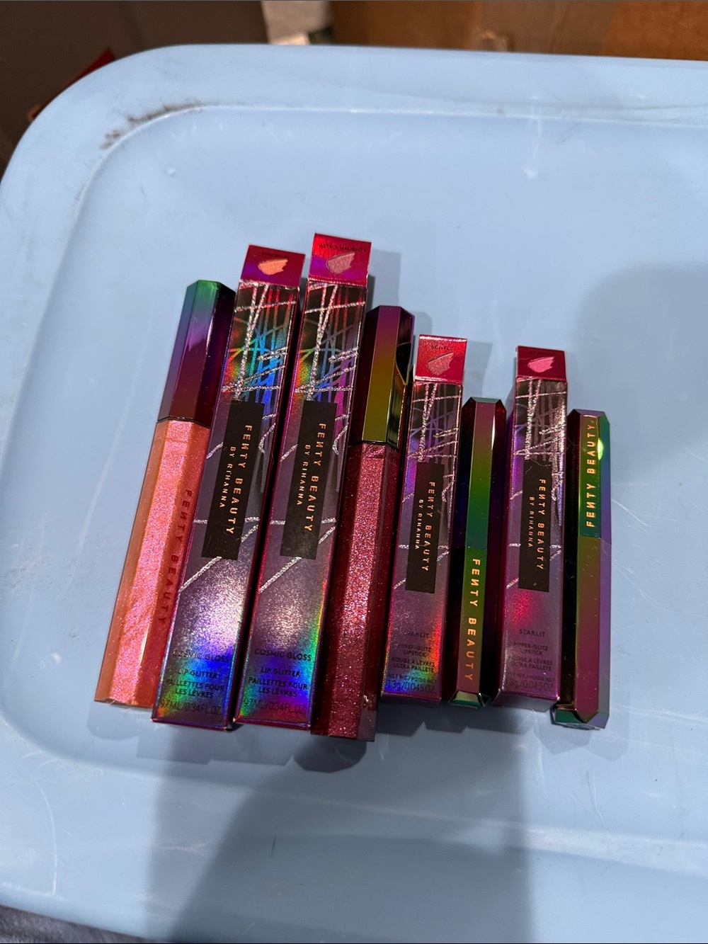 Fenty Beauty Lip Gloss & Stain Set in Pink, Coral and Rose